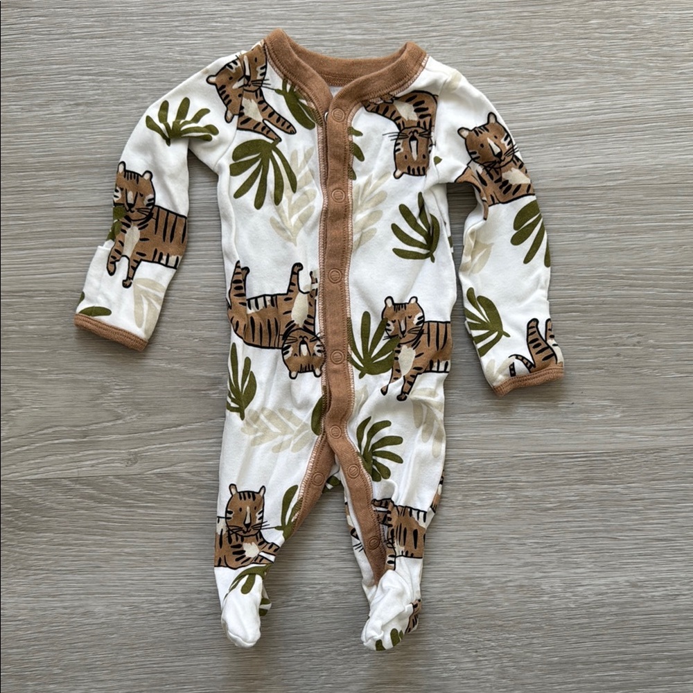 Kids One Piece with Tiger Print